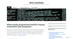 Desktop Screenshot of anacanhoto.com